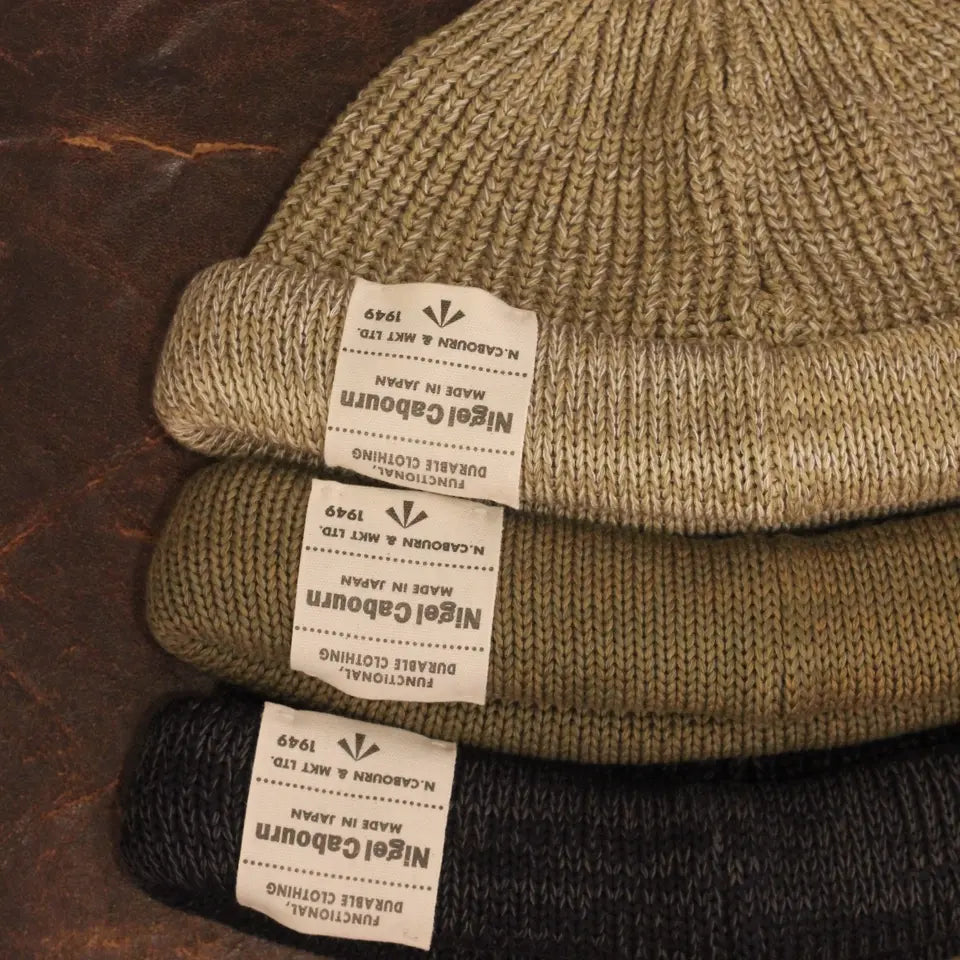 NIGEL CABOURN BEANIE - COTTON – Nigel Cabourn