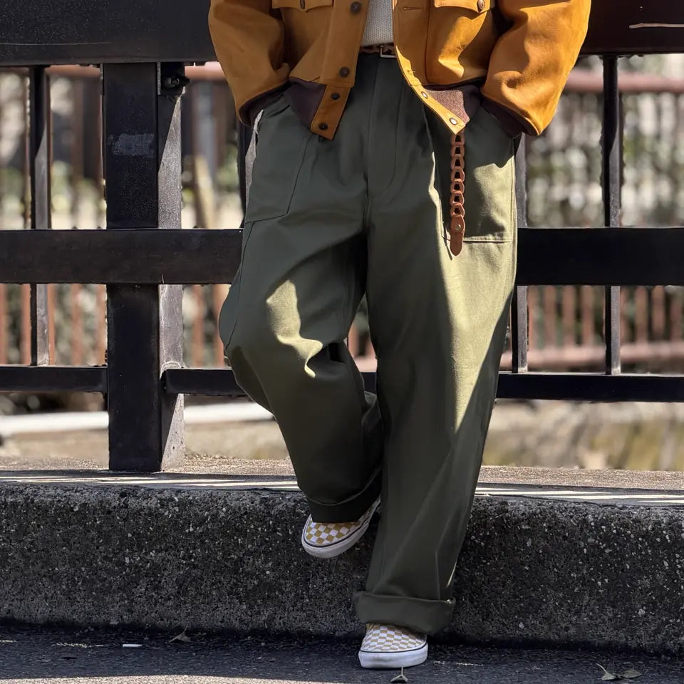 Nigel Cabourn's new military pant》MECHANIC PANT MIX
