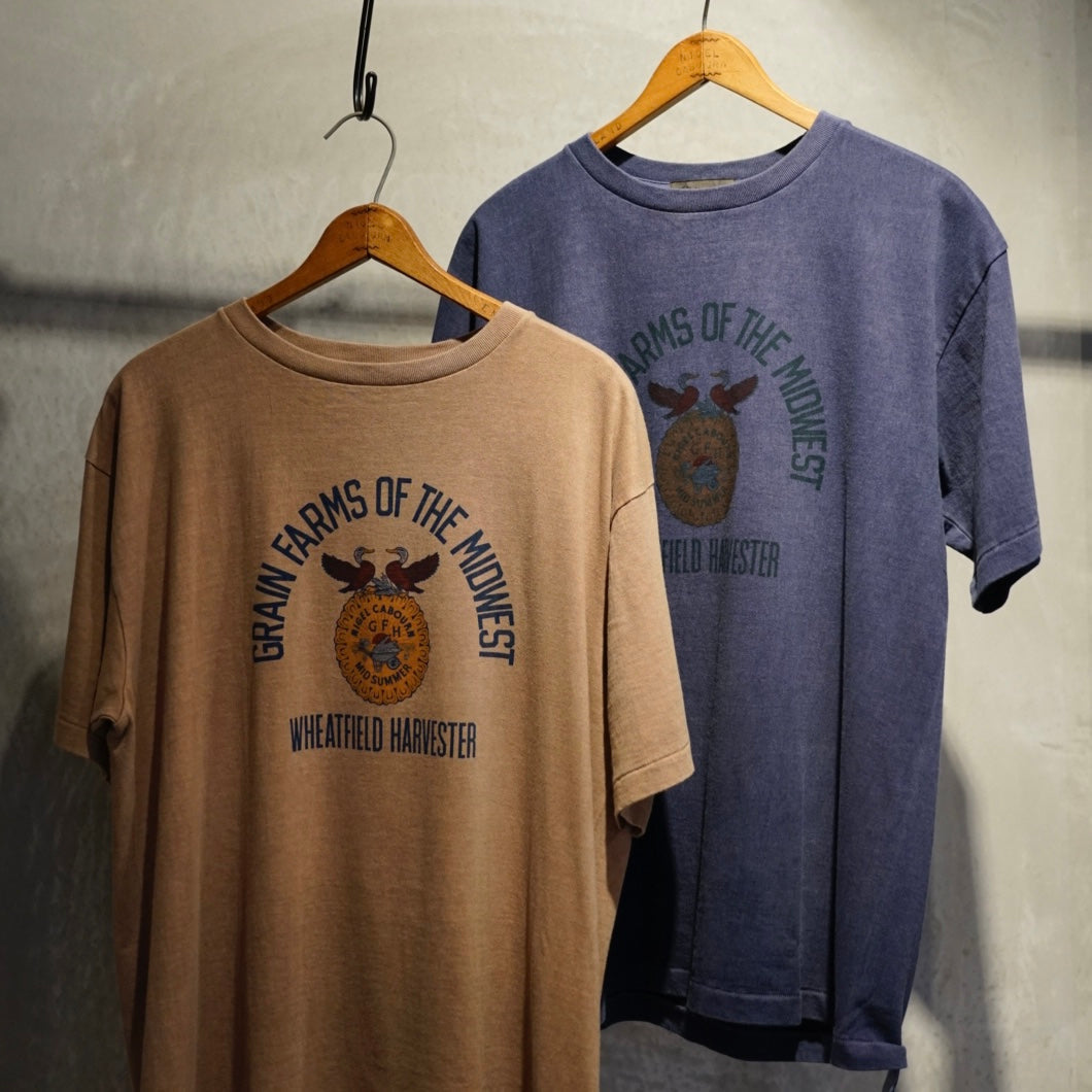 トップス Nigel Caborun Mountain Division Shirt 46 Unique printed t-shirt》6oz PRINT T-SHIRT - FARMER – Nigel Cabourn