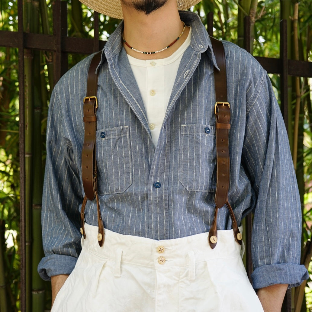Early 1900s fabric》 US NAVY SHIRT - WABASH DUNGAREE – Nigel Cabourn
