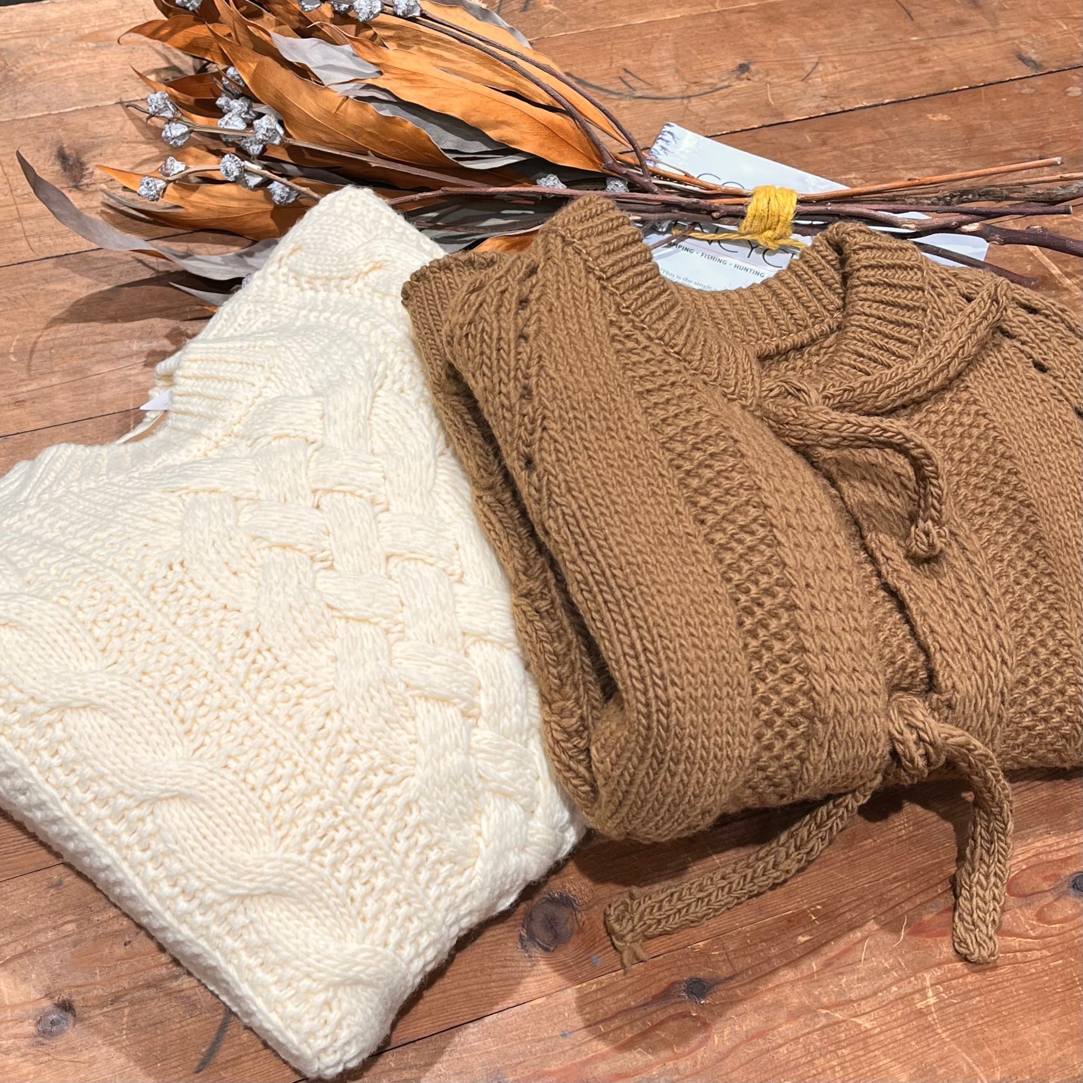 Symbol of Winter》MIX CABLE CREW NECK / MIX CABLE CAPE – Nigel Cabourn