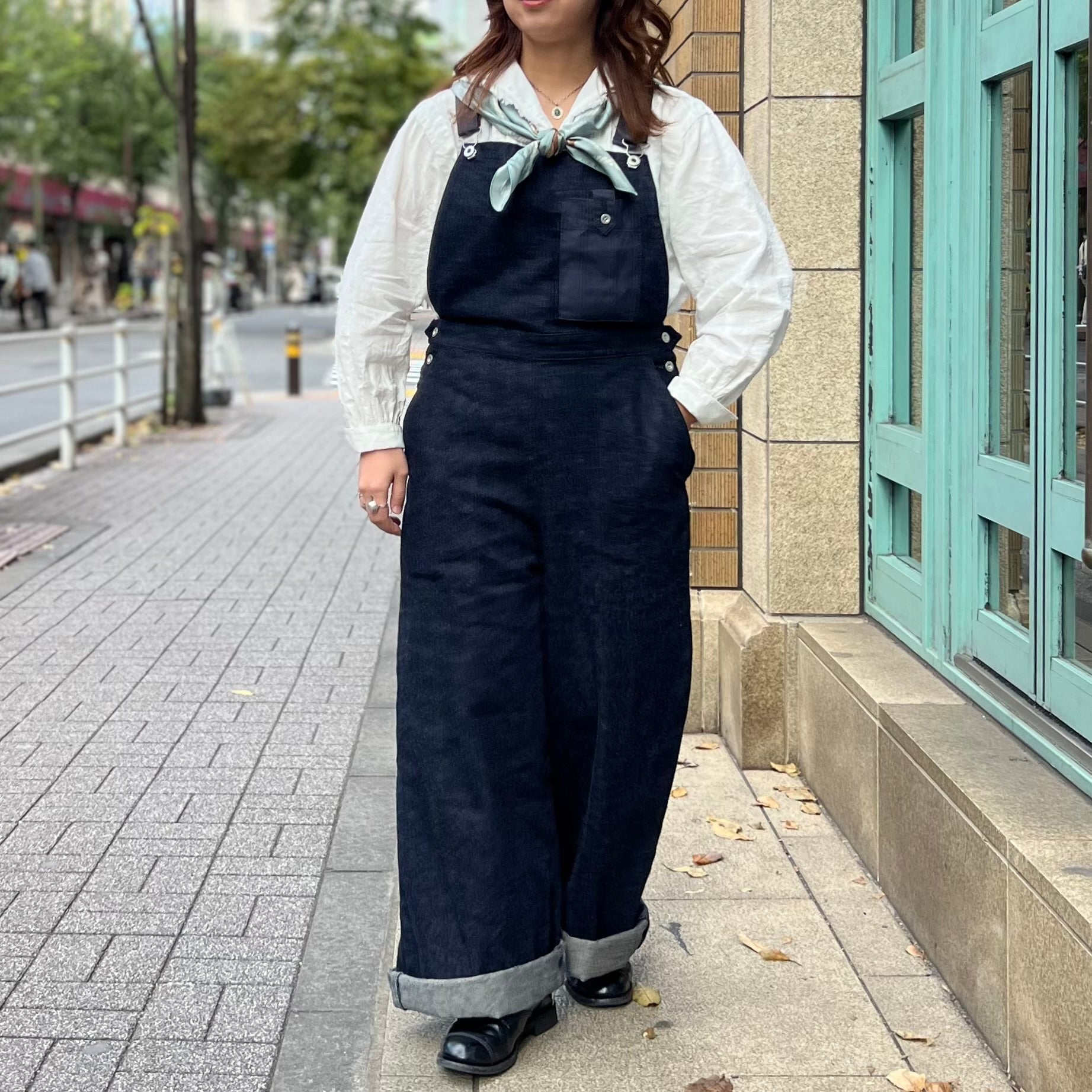 Collaboration Item》TOMBOYS DUNGAREE – Nigel Cabourn