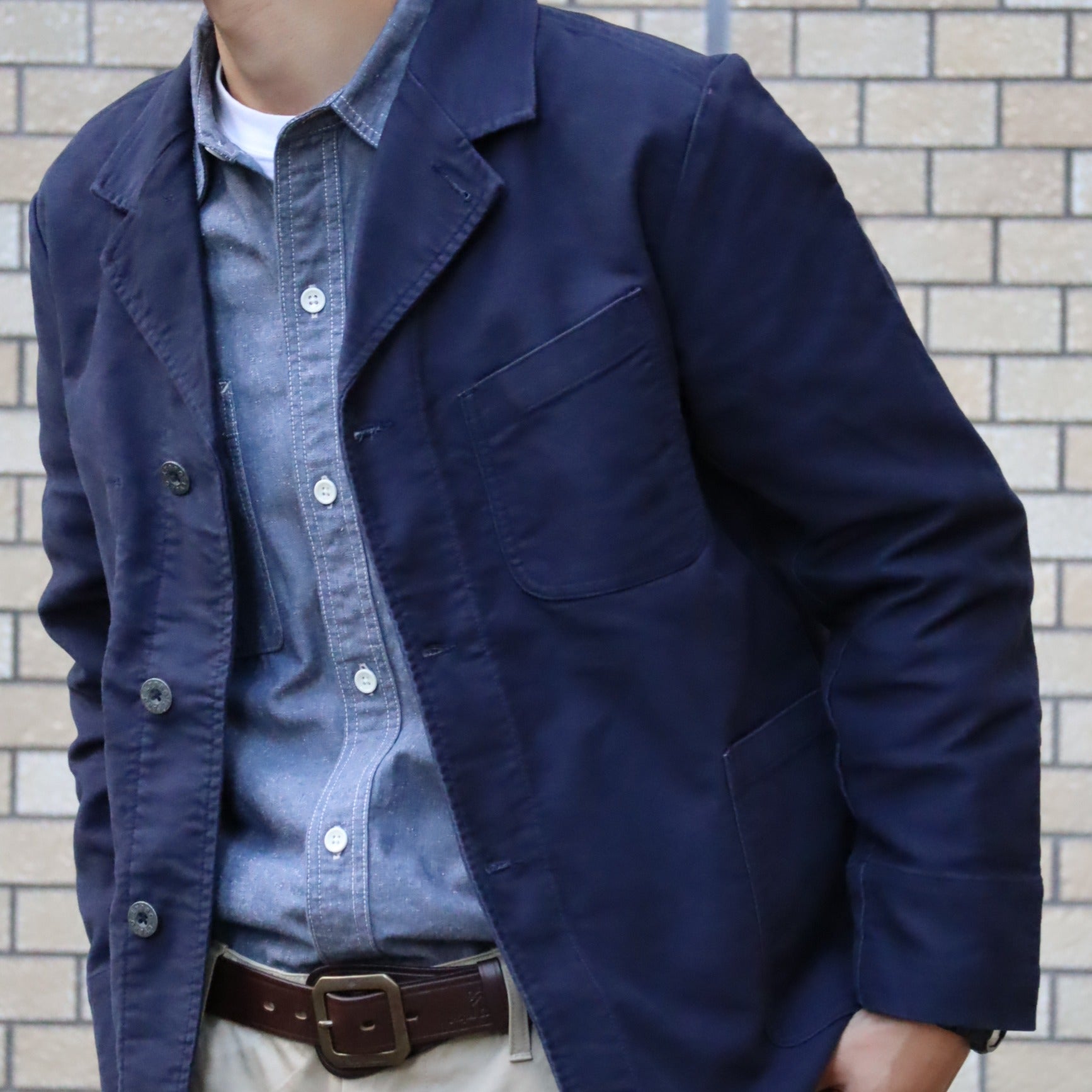 A perfect compromise》WORK SUIT JACKET - MOLESKIN – Nigel Cabourn