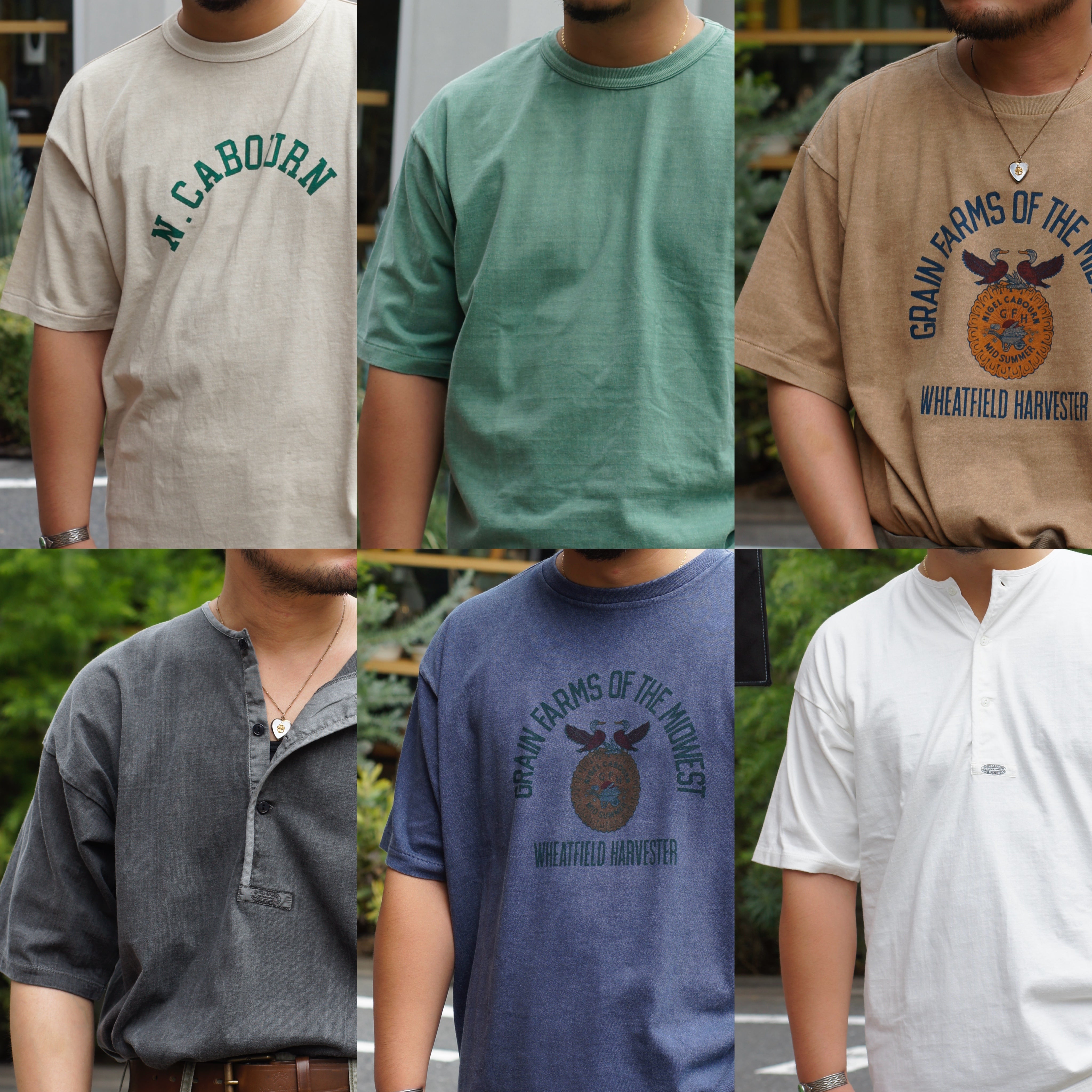 トップス HIGH NECK JERSEY 50 Nigel Cabourn 25SS HIGH SUMMER T-SHIRT COLLECTION – Nigel Cabourn