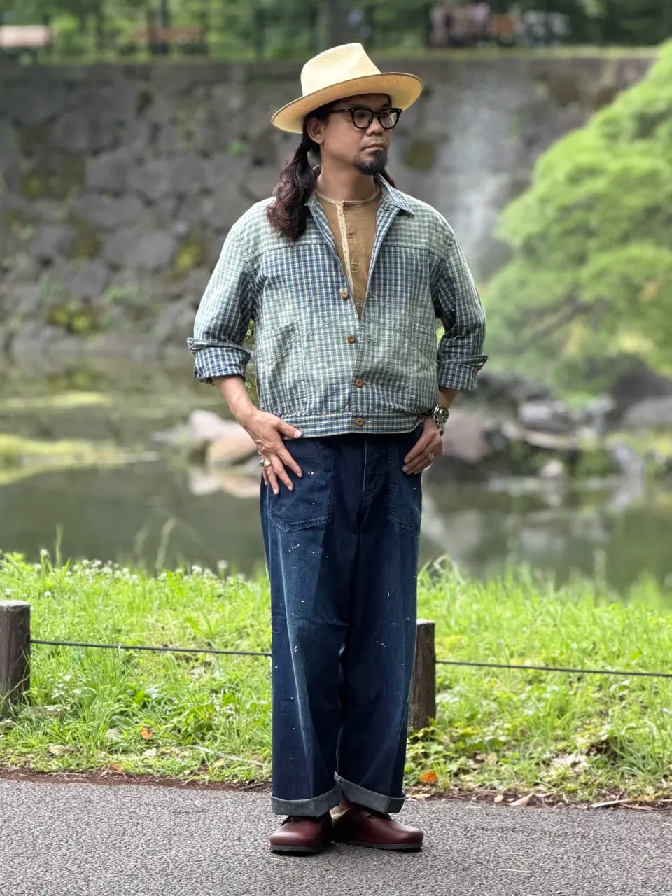 nigel cabourn キャスト Styling]Nigel Cabourn THE ARMY GYM HANKYU MENS TOKYO 2026.6.22