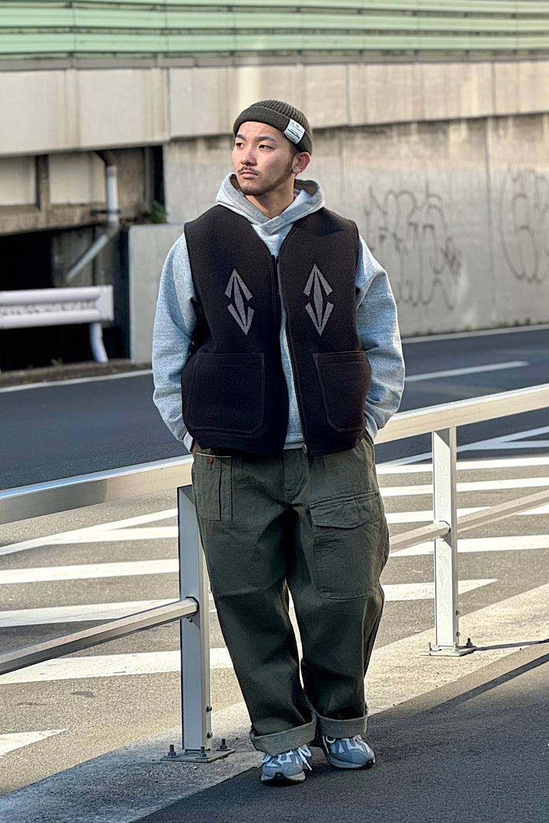 トップス ARMY MULTI POCKET VEST 48 Nigel Cabourn Styling]Nigel Cabourn THE ARMY GYM HANKYU MENS TOKYO STORE 2026.3.14