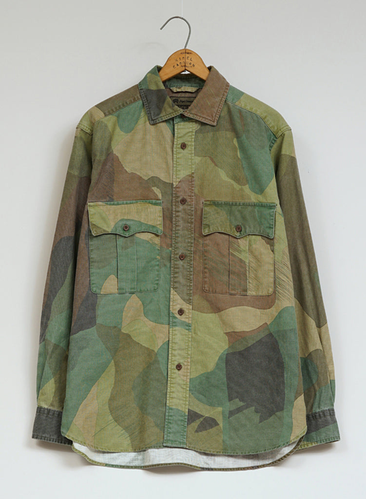 Army Shirt Fade Cloth in Green Camo 