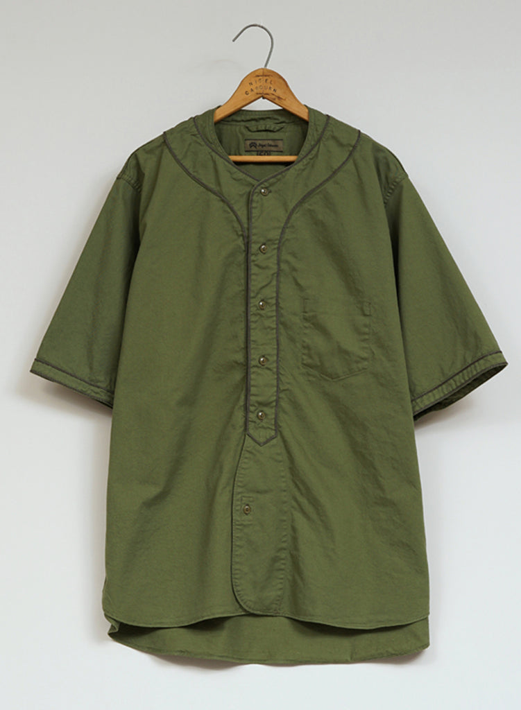 Baseball Shirt Short Sleeve Type 2 in Green