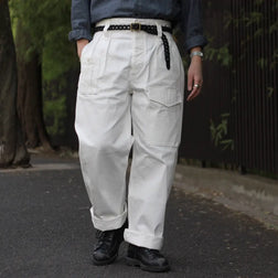 《Impressive White Denim》 BRITISH ARMY PANT - WHITE DENIM