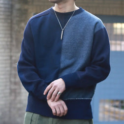 《British Sweatshirt》ARMY CREW JERSEY MIX - CRAZY