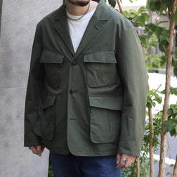 《A military jacket crafted from the finest VENTILE® fabric》UTILITY JACKET