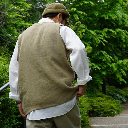 Cool fabric》FRENCH WORK ‐ LINEN PINOX Series – Nigel Cabourn