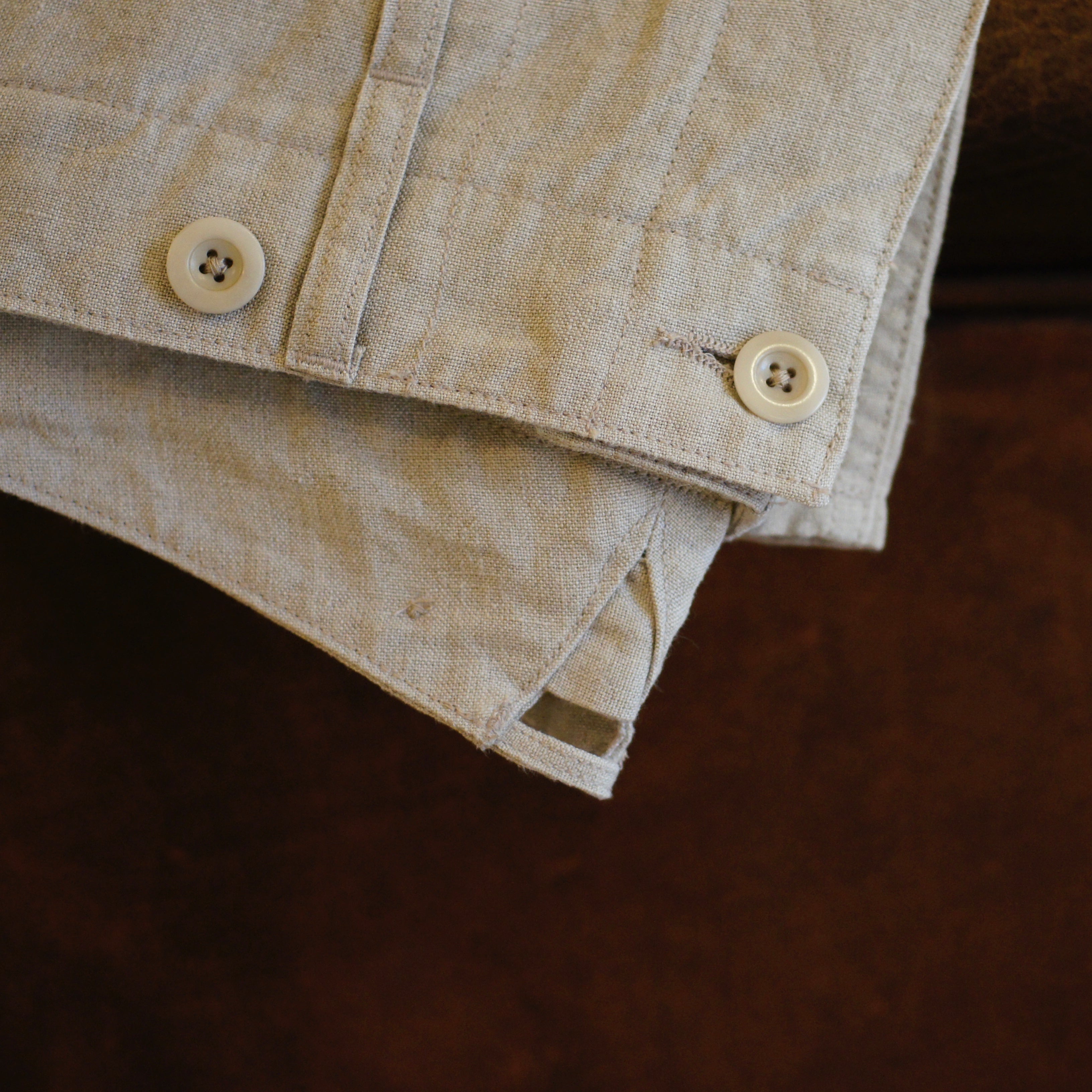 Pants you want to wear now》FRENCH WORK PANT - LINEN CANVAS