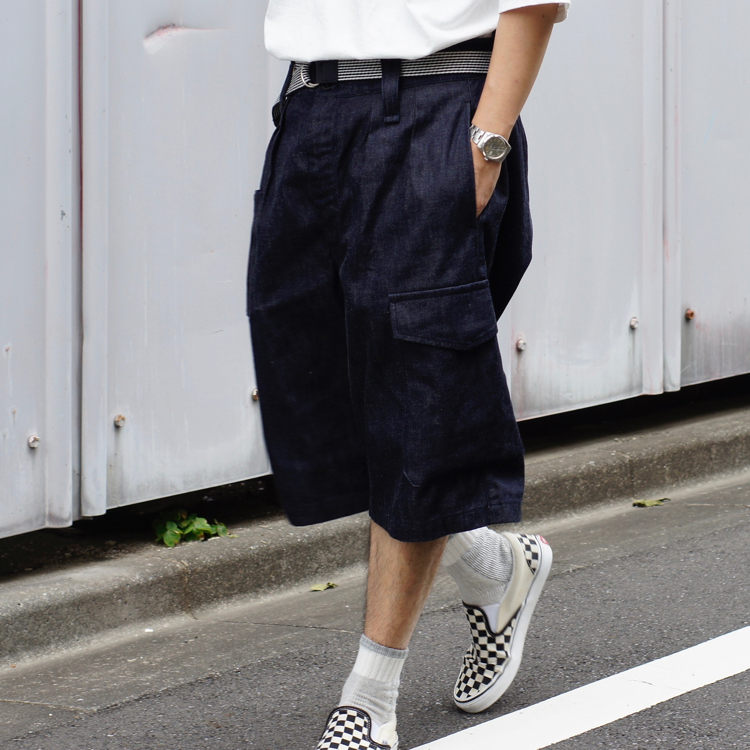 This season's must-have shorts》BATTLE DRESS SHORT - 10oz DENIM