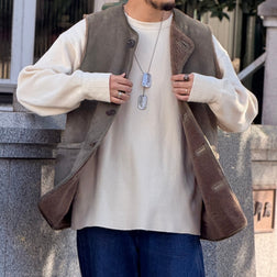 《Innerwear that matches a jerkin vest》US ARMY LONG SLEEVE - MIX