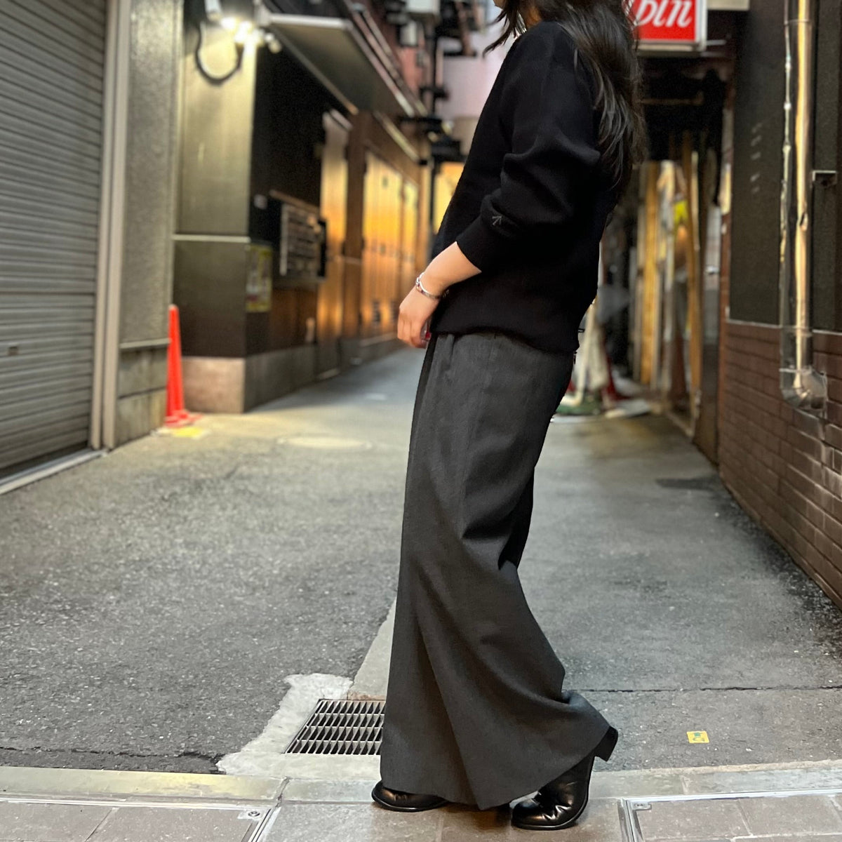 Black Colour Collection》ARMY CREW JERSEY – Nigel Cabourn