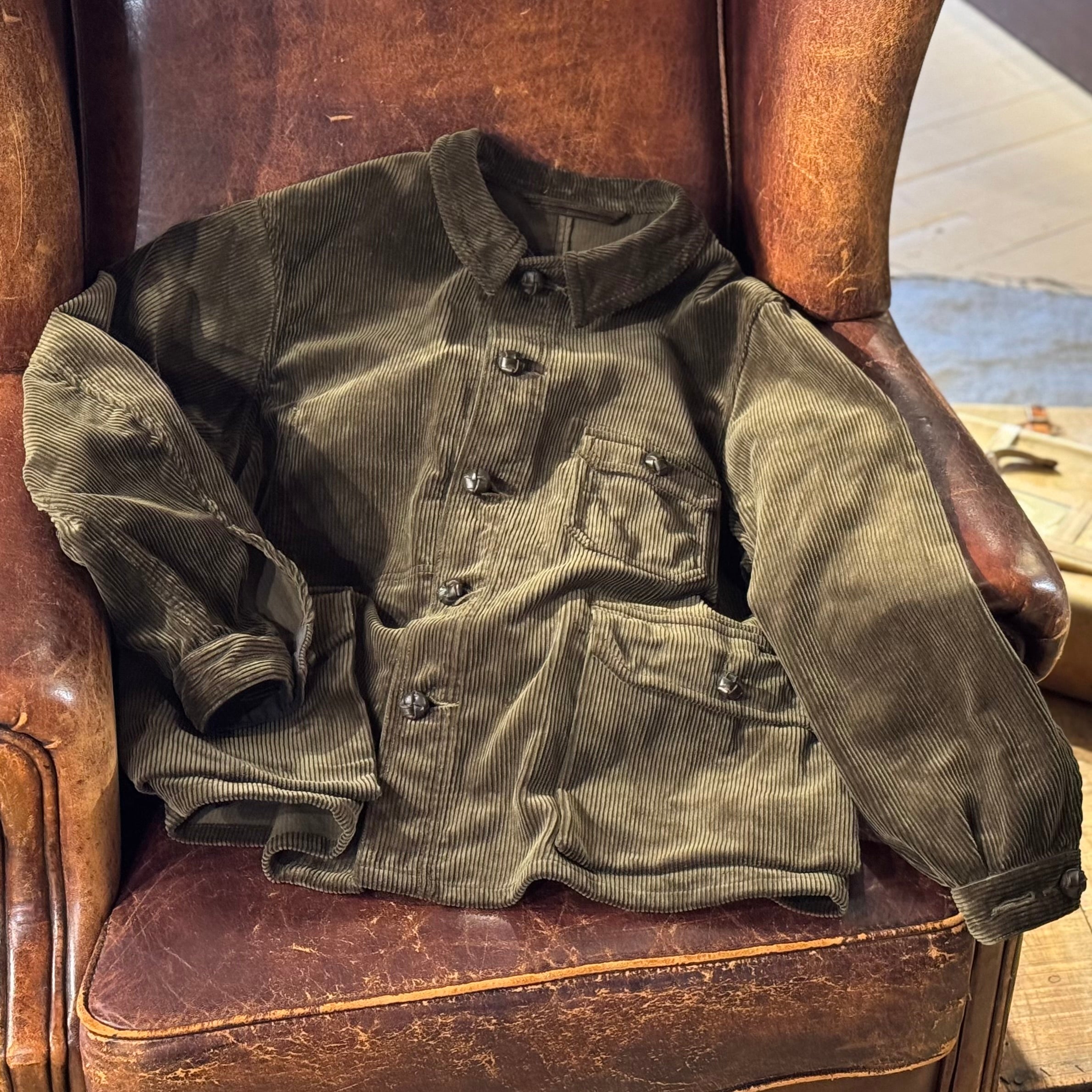 【Nigel Cabourn】フレンチワークジャケット 8ウェル コーデュロイ ナイジェル・ケーボン】MAN / フレンチワークジャケット - 8ウェール
