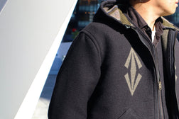 《Merino Wool》WAITING COAT - RAG JACQUARD