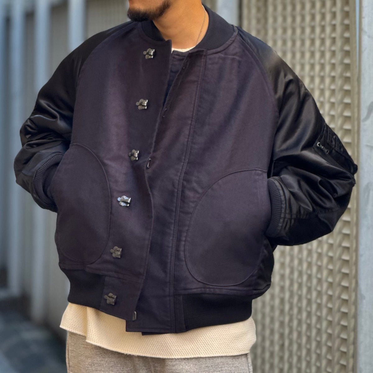 A military jacket that can only Nigel Cabourn can create》40s US CLIP