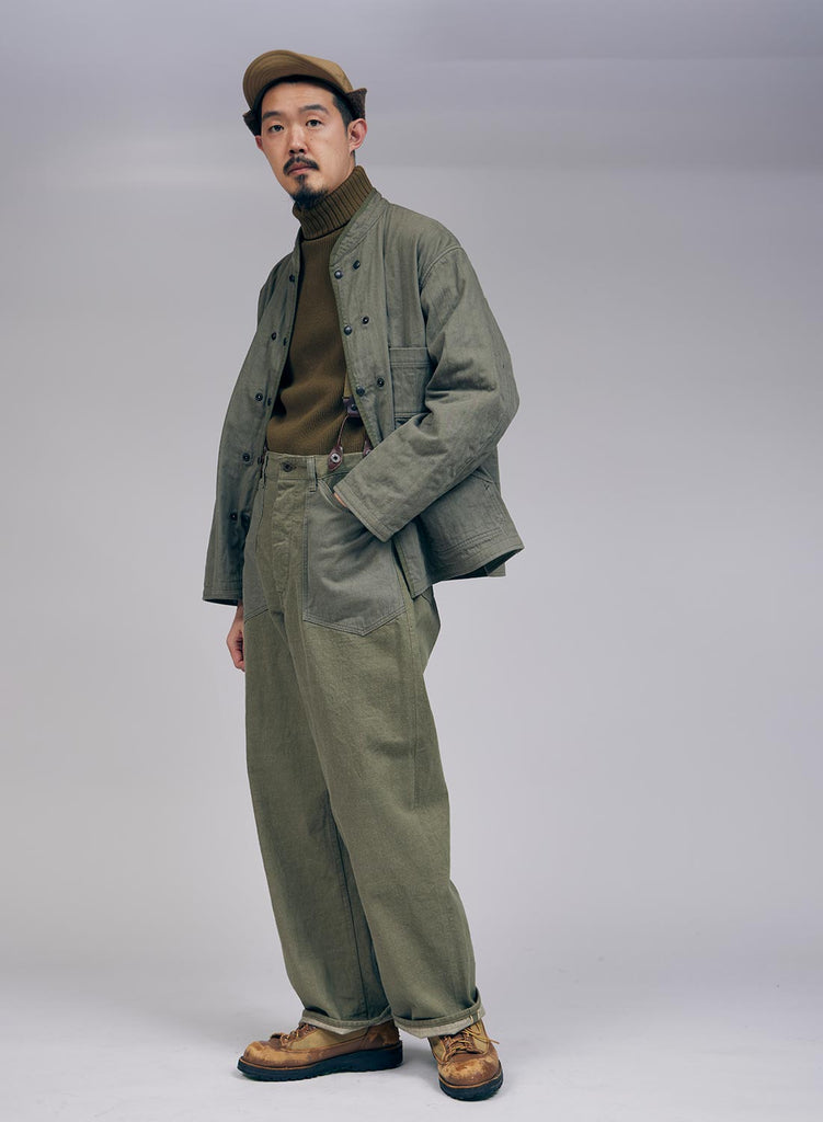 30's Deck Pant 12.5oz Denim in Green