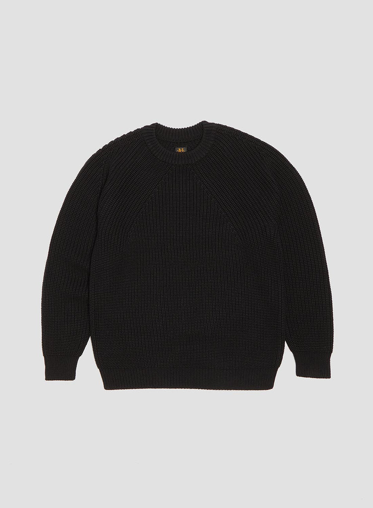 Batoner Signature Crew Neck Jumper in Black