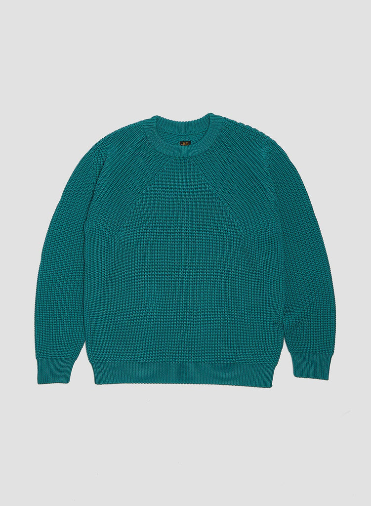 Batoner Signature Crew Neck Jumper in Emerald