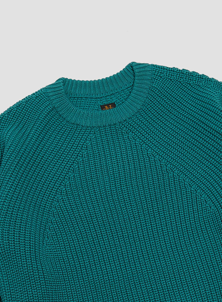 Batoner Signature Crew Neck Jumper in Emerald