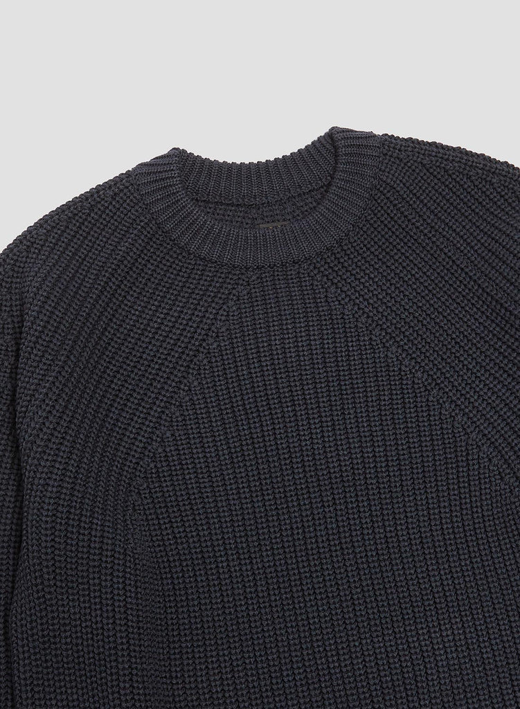 Batoner Signature Crew Neck Jumper in Navy