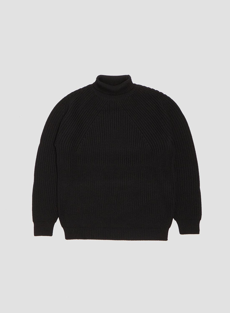 Batoner Signature Turtle Neck Jumper in Black
