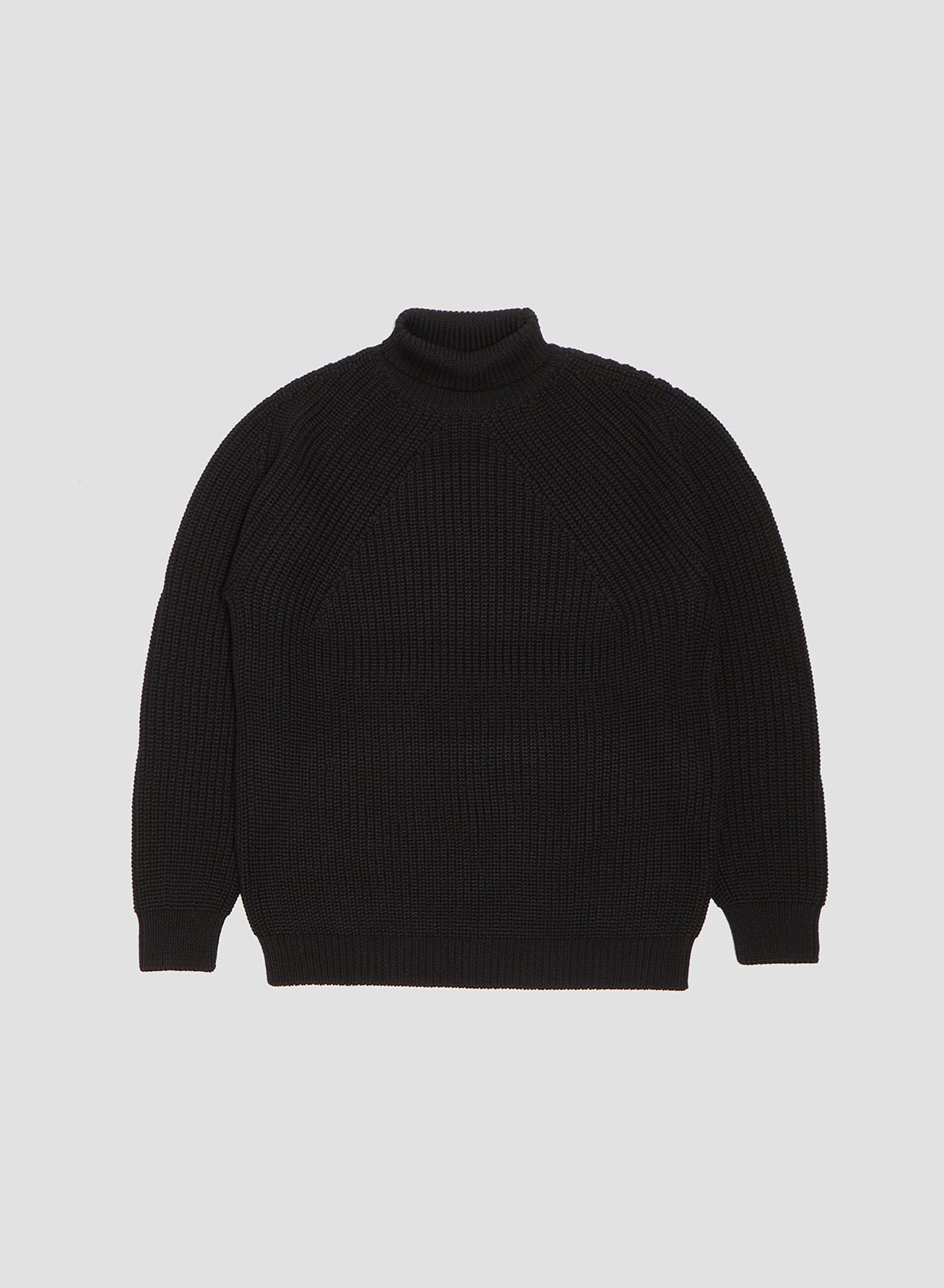 Batoner Signature Turtle Neck Jumper in Black – Nigel Cabourn