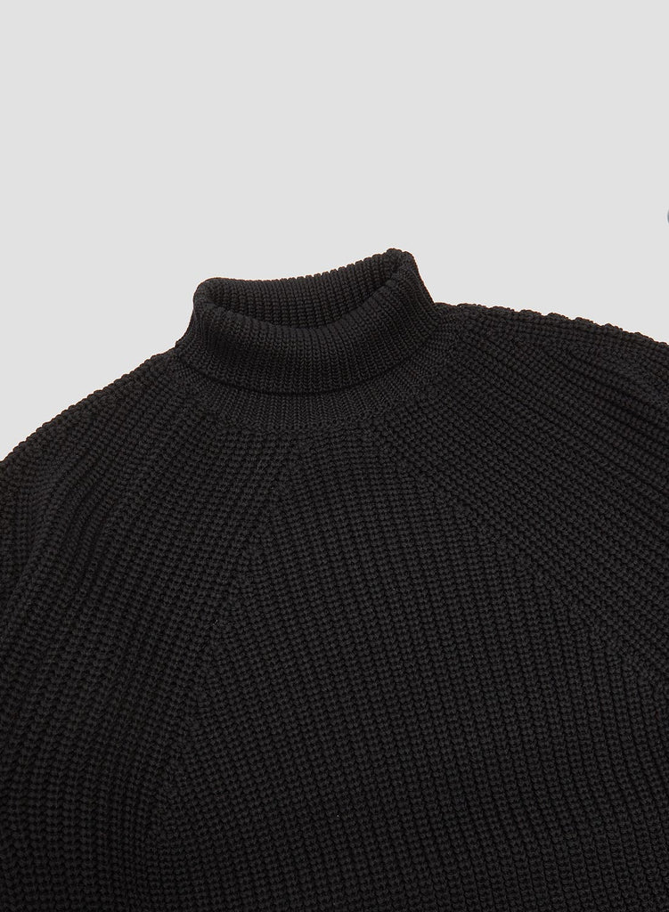 Batoner Signature Turtle Neck Jumper in Black