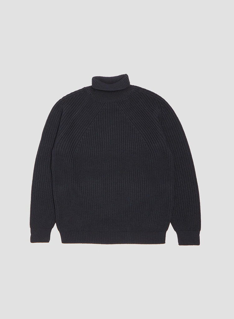 Batoner Signature Turtle Neck Jumper in Navy