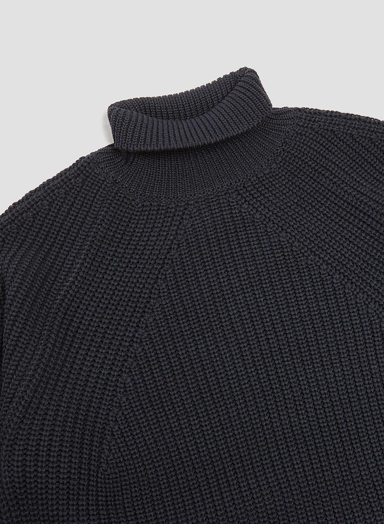 Batoner Signature Turtle Neck Jumper in Navy