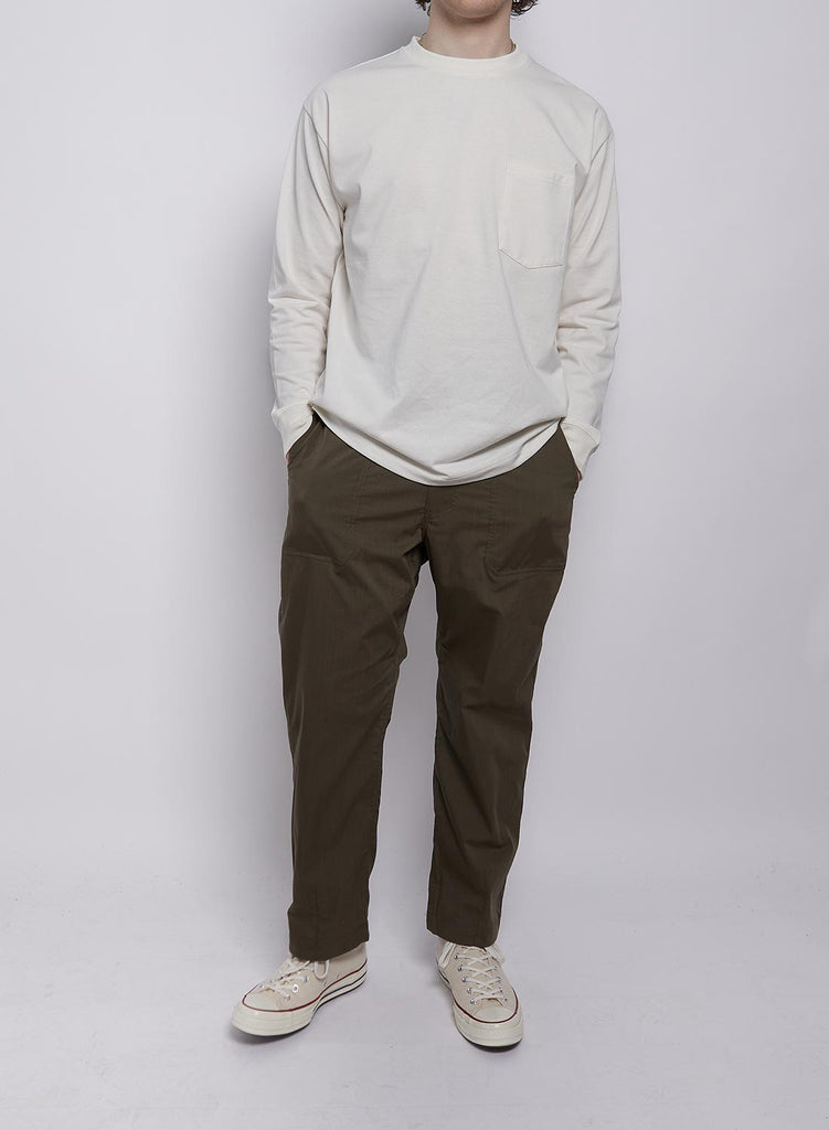 Nanga Takibi Ripstop Field Pants in Army Green