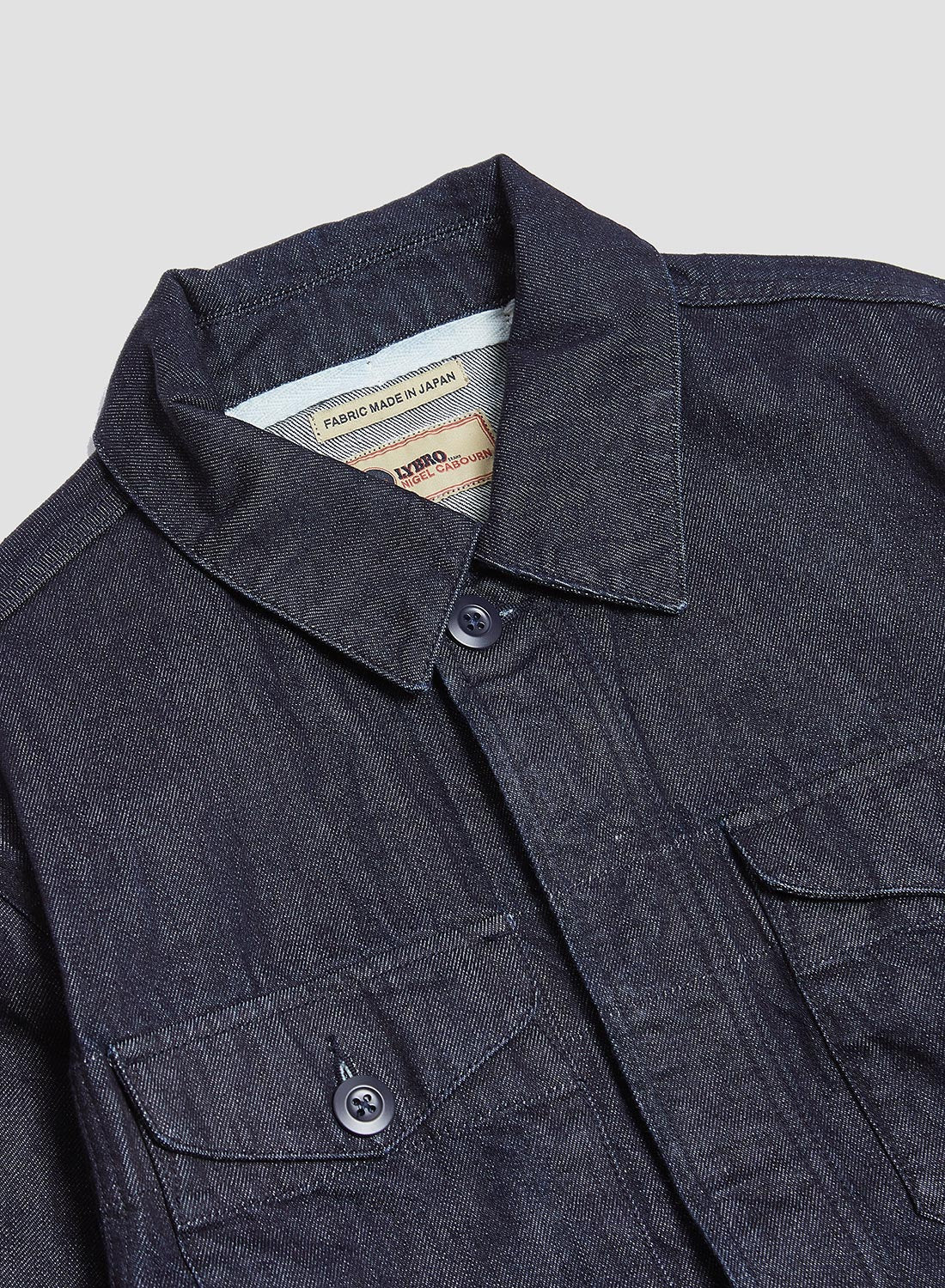 Short Jacket Denim in Indigo Nigel Cabourn