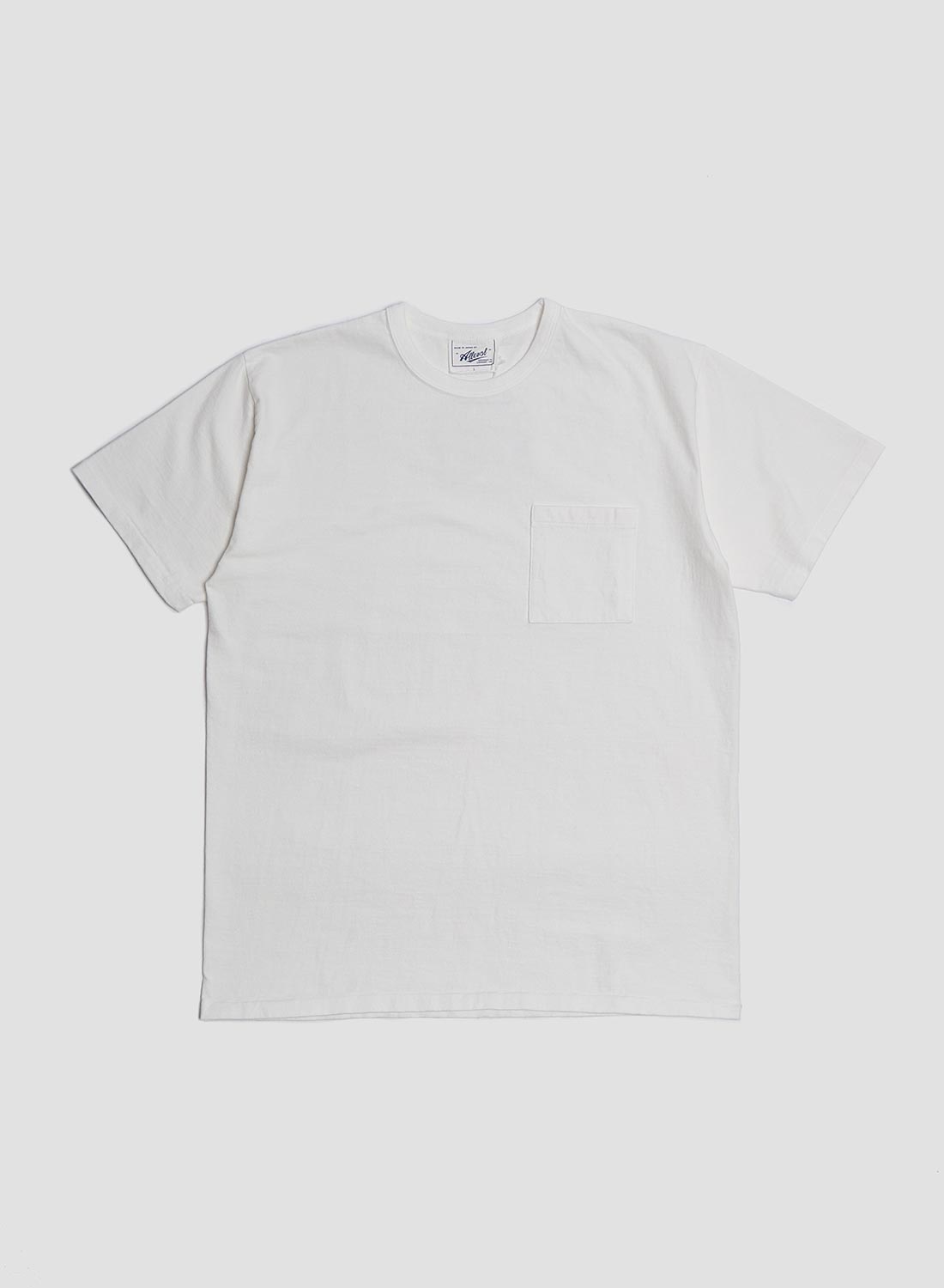 plain white pocket tee