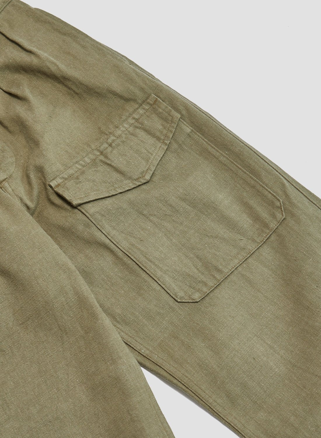 British Army Pant Loose Denim in Green – Nigel Cabourn