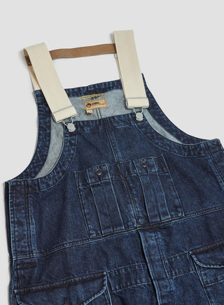 Railway Dungaree Denim in Washed Indigo – Nigel Cabourn