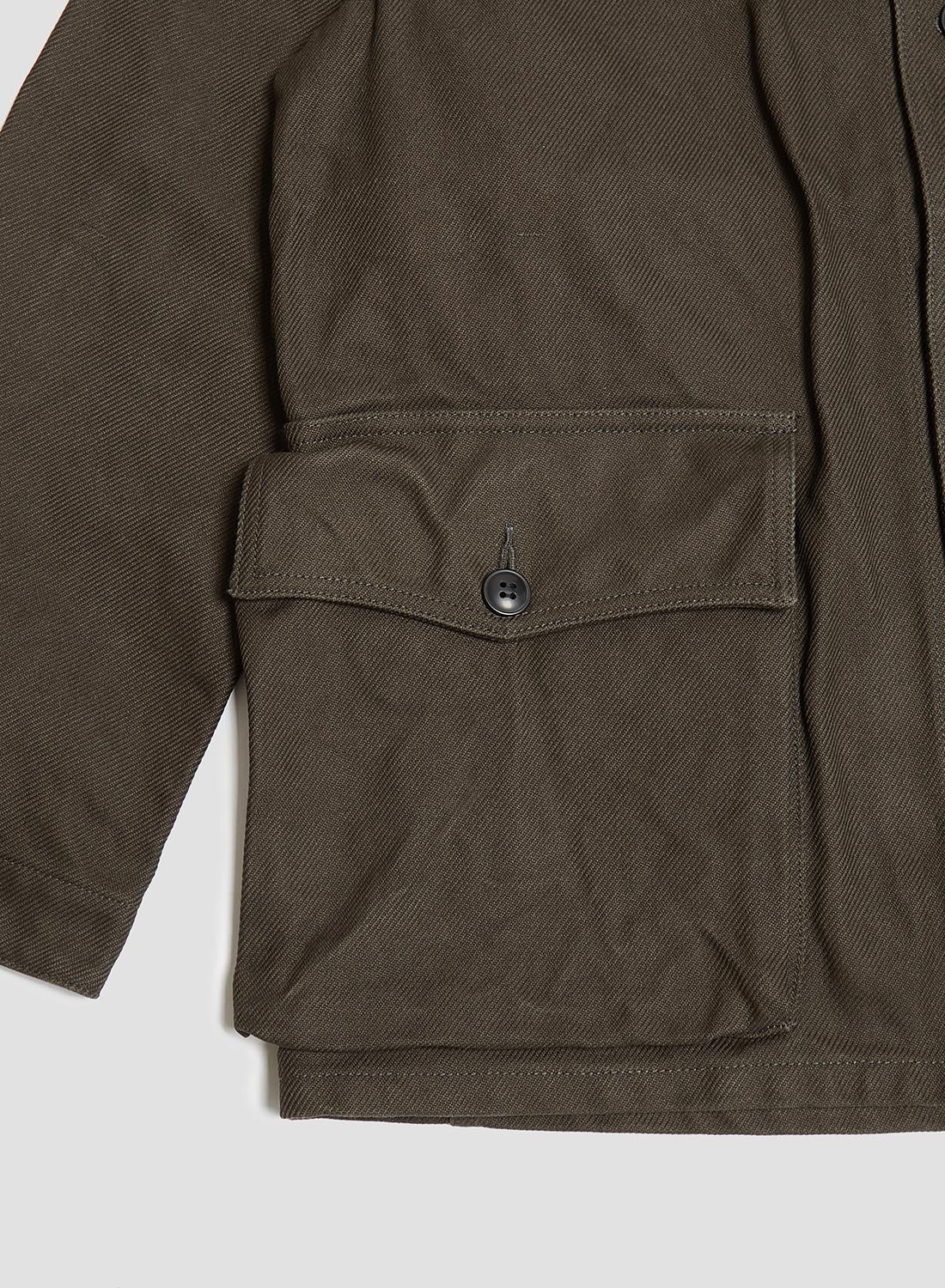 FOB Factory Hunting Jacket Washed Brown Nigel Cabourn