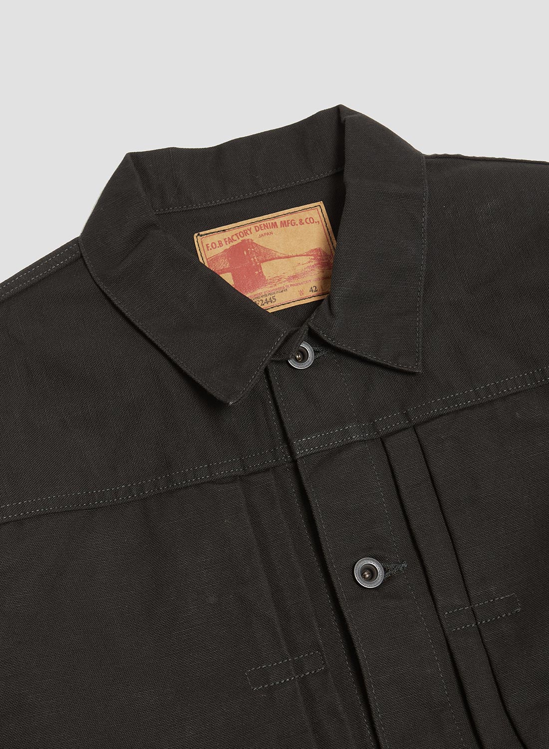 FOB FACTORY COTTON DUCK Trucker Jacket F2445 – by CITRON