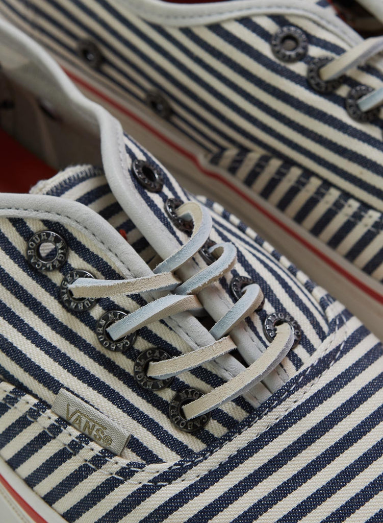 Vans Vault x Nigel Cabourn OG Authentic LX in Stripes Navy