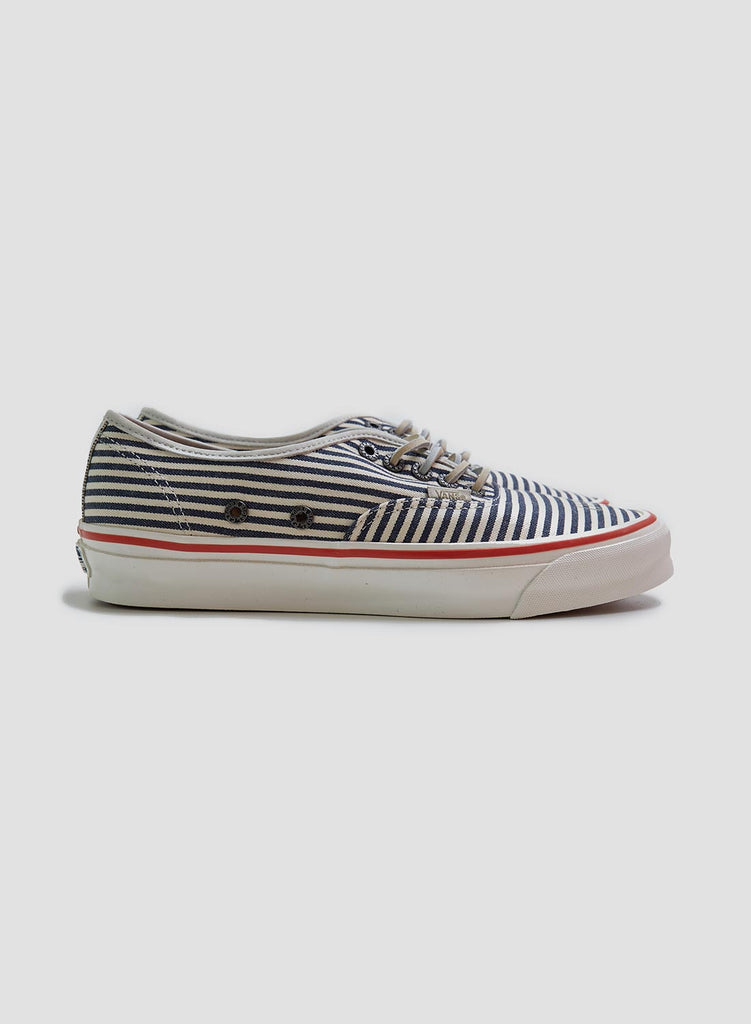 Vans Vault x Nigel Cabourn OG Authentic LX in Stripes Navy