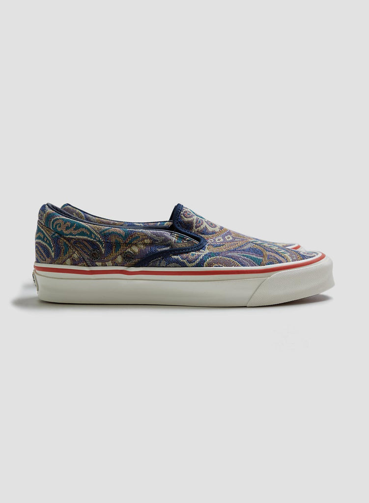 Vans Vault x Nigel Cabourn OG Classic Slip-On LX in Paisley Vintage