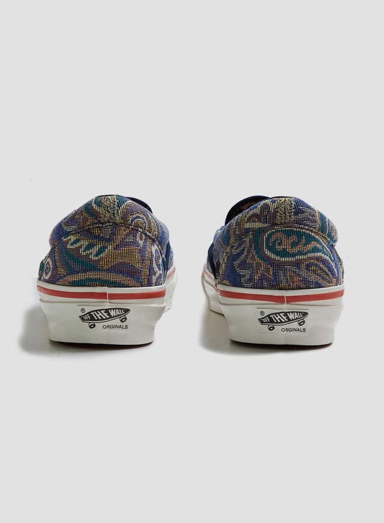 Vans Vault x Nigel Cabourn OG Classic Slip-On LX in Paisley Vintage