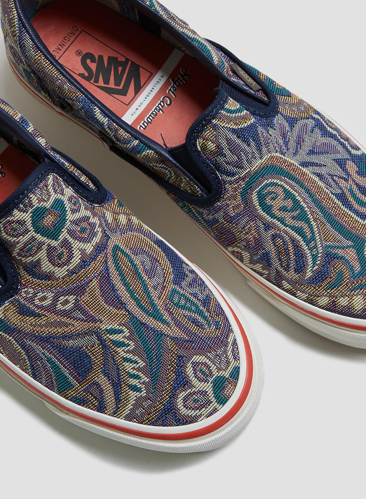 Vans Vault x Nigel Cabourn OG Classic Slip-On LX in Paisley Vintage