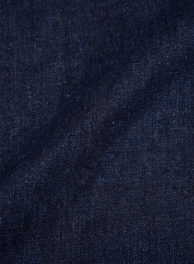 US Army Denim Jacket Hemp Denim in Indigo