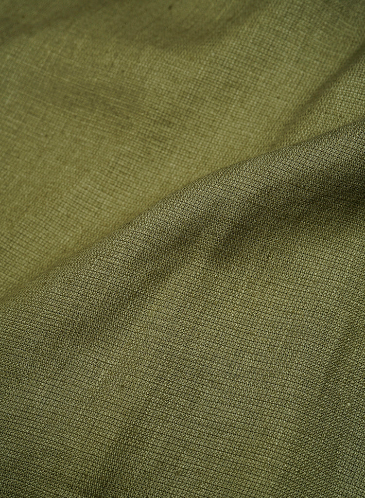Field Pant Linen Basket in Green