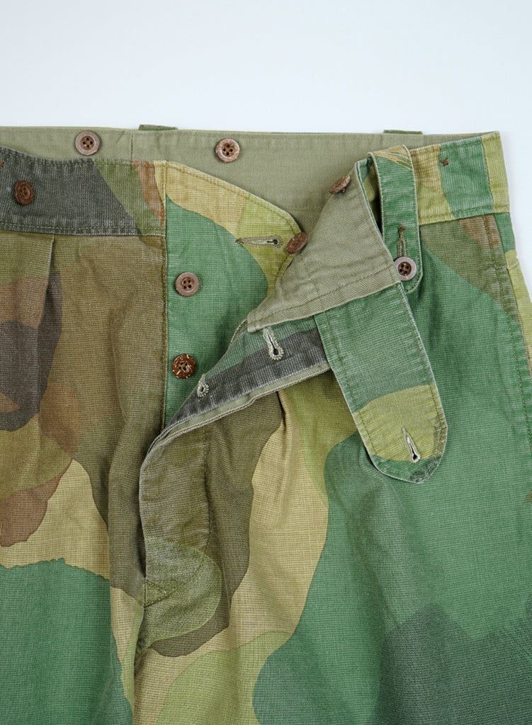 50s Battle Dress Short Camo in Green