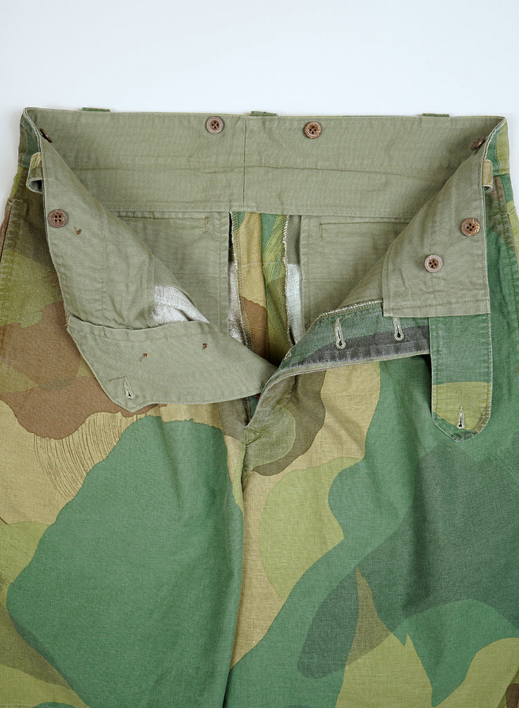 50s Battle Dress Short Camo in Green