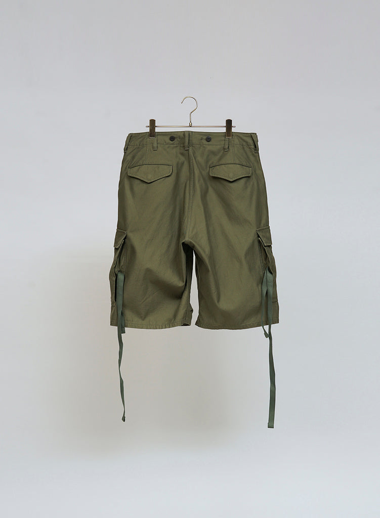 Army Cargo Shorts in Dark Green